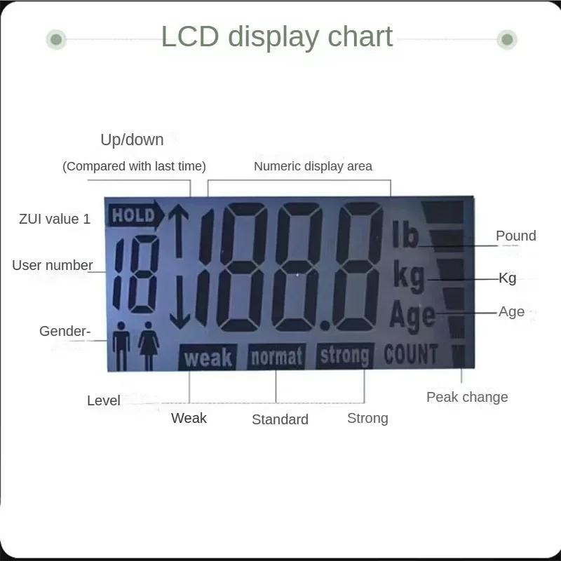 265 Lbs Digital Hand Dynamometer Grips Strength Trainer Electronic Tester Meter Gauge Measurer USB LCD Screen Sport Home School