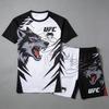 2026 Sommer Neu UFC MMA Sport Fitness Anzug für Männer und Frauen Kampf Sanda Boxen Enthusiasten Schnelltrocknend Atmungsaktiv Set