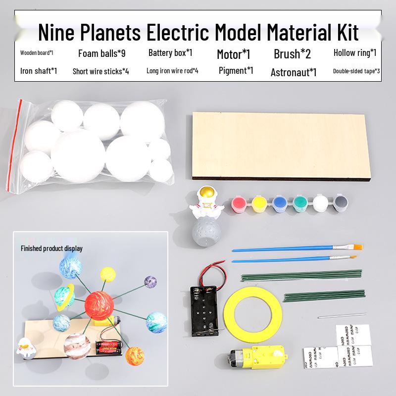 DIY Solar System Electric Model Kit for Student Inventions and Competitions