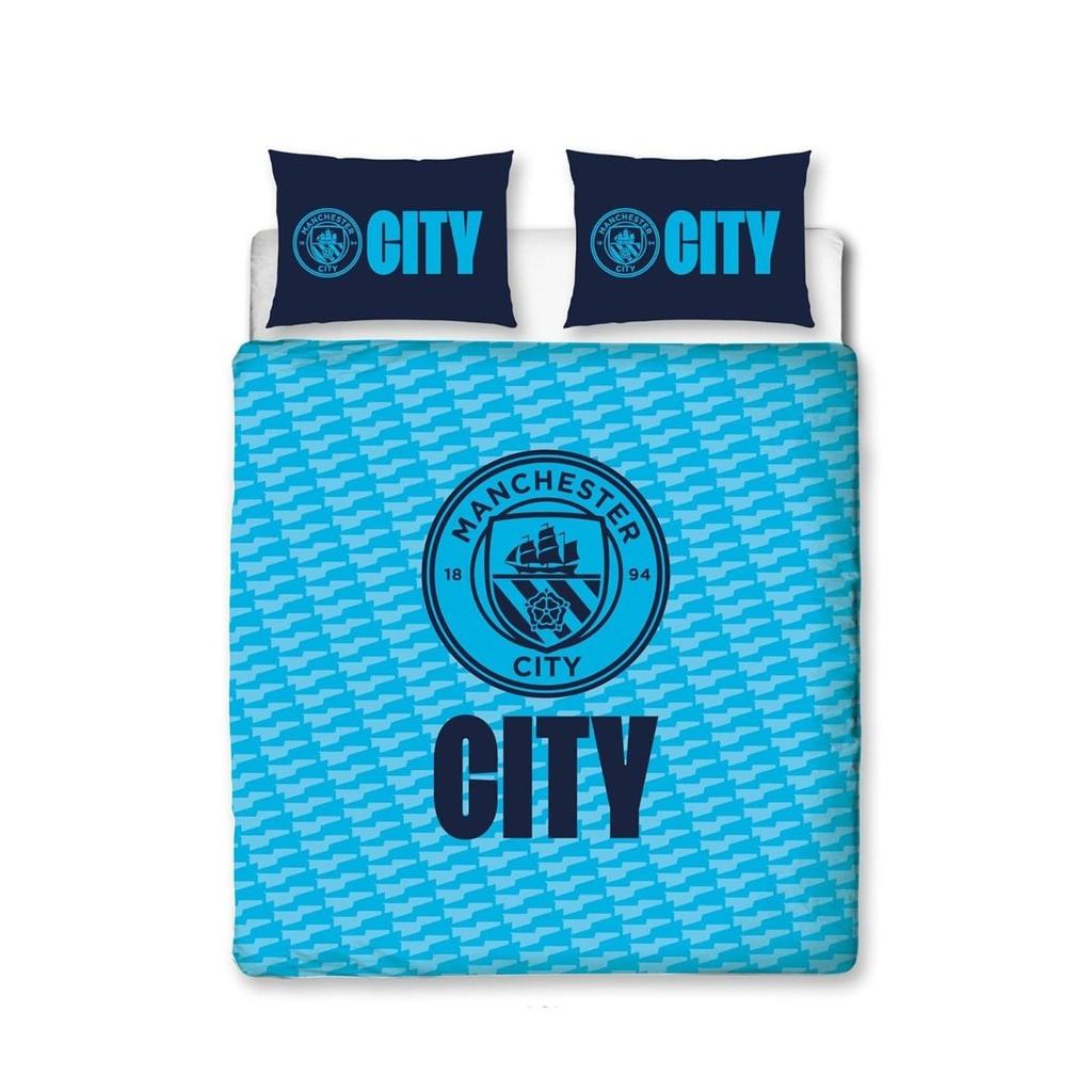 Manchester City FC Crest Duvet Cover Set