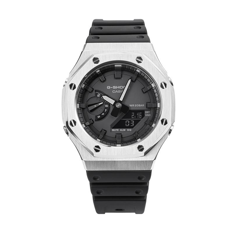 CASIO Custom Collection Electronic Movement Unisex Black Dial GA-2100-1A1(Team788--)