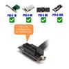 Prodlužovací kabel samec na samici kompatibilní s 1x a 16x PCI Express Riser a grafickými kartami s magnetem a LED PCI-e kabelem, 1, 4, 8, kartami, 8 Gbps, (Široký
