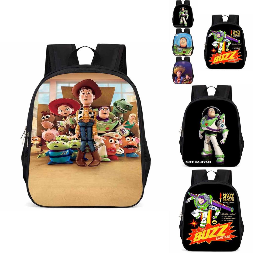 Buzz Lightyear 15-inch Large Capacity Backpack Lightweight Durable Oxford School Bag