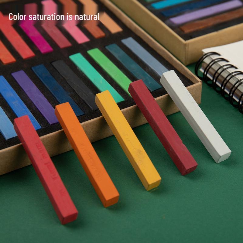 Mali Pastel Chalk & Stick Set: Hair Dye, Graffiti Colors, Minghua Pigments, 24 Shades
