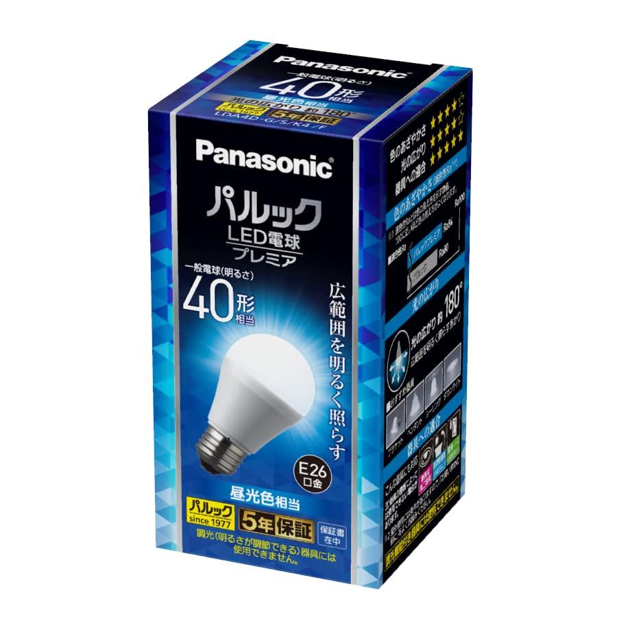 

Panasonic LED Light Bulb Premier E26 Base Equivalent to 40 Type Light Bulb Equivalent to Daylight Color (4.2W) General Light Bulb Wide Light