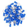 50Pcs Insulated Ring Terminals Electrical Wire Crimp Connectors Copper AWG14?12 RV5.5?8