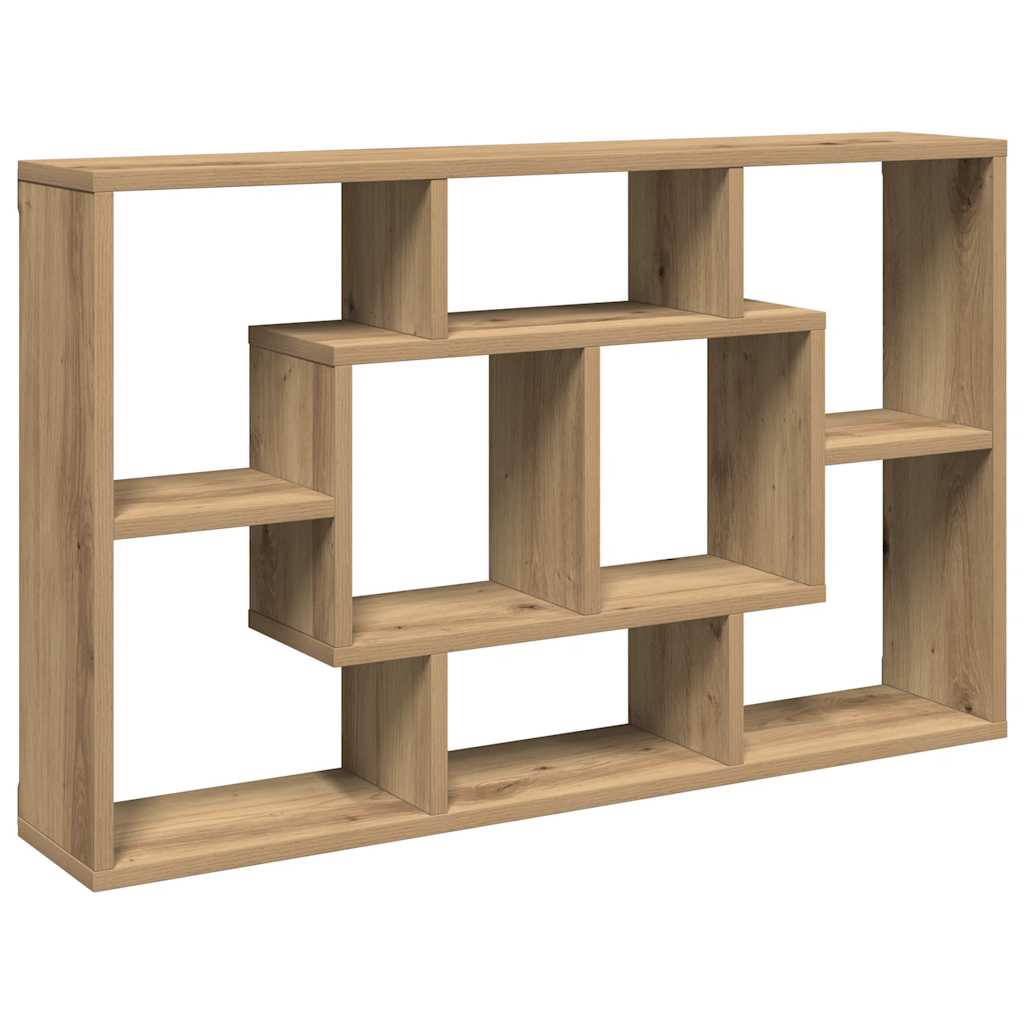 Wall Shelf Artisan Oak 85 x 16 x 52.5 cm Engineered Wood
