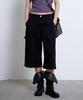 Sisibeu Bermuda Denim Pants (Black)