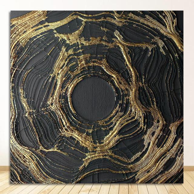 Stampa artistica su tela, decorazione per la casa nordica, quadri da parete per soggiorno, camera da letto, decorazione Laeacco Golden Art Poster Wall