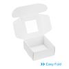20 Pack Rectangle Paper Soap Box with Window Soap Boxes 3.3"x2.4"x1.2"/ 3.9"x2.4"x2"