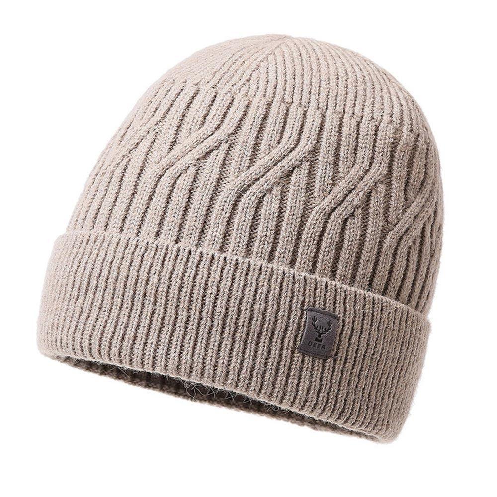 

Windproof Skullies Beanies Cap Soft Autumn Winter Hat Ear Protection Warm Bonnets Cycling Skiing хакі