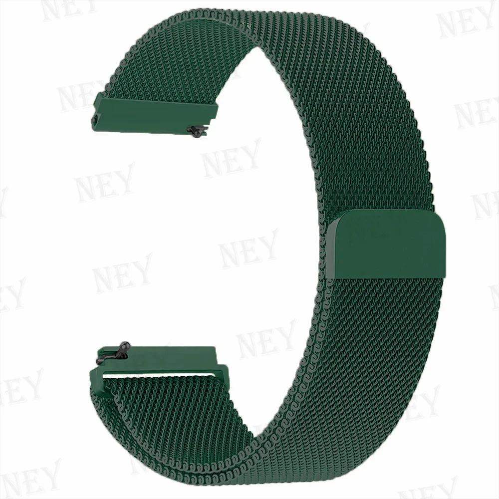 20mm/22mm Milanese Loop For Amazfit GTS/4/2e/3/2/GTS2 Mini/GTR 47mm/GTR2/3/4/Pro stratos Metal Bracelet Amazfit bip 3 pro strap