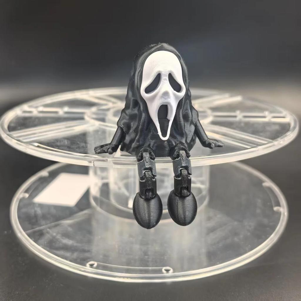 Fashion Halloween Miniatures Ornament 3D Printed Ghost Figurines Fidget Toys Room Desktop Decorations Halloween Gifts To Friends