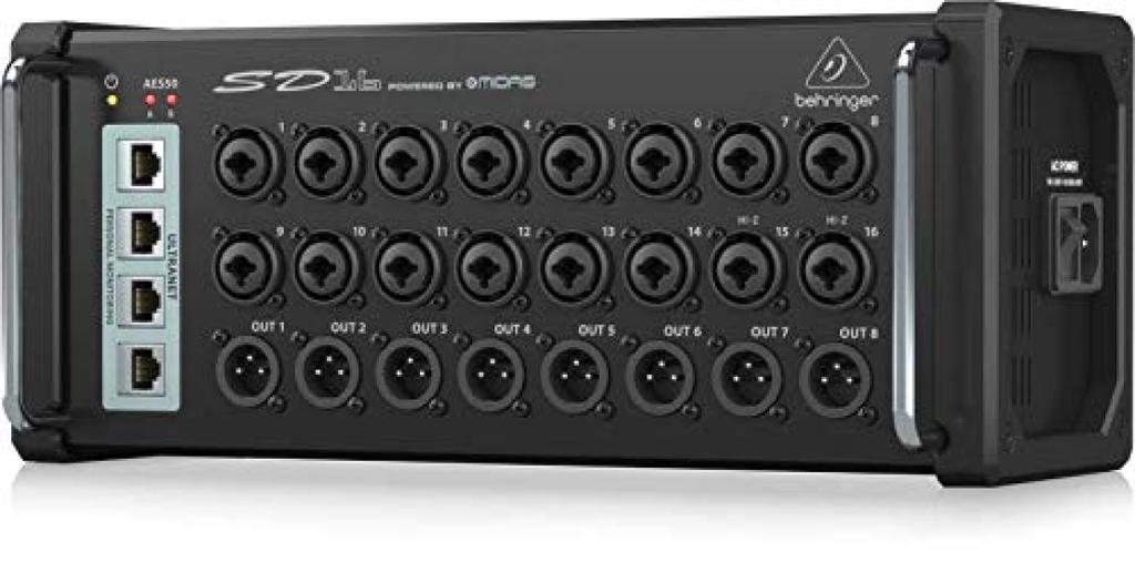 Behringer SD16 Stage 16 AES50 X32 Featuring 16 XLR Combo ULTRANET Rack Mountable Box, In/8 Out, Connectivity, Compatible, MIDAS-designed Preamps,