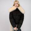 Down Padded Jacket  Winter  Design Sense Splicing Large Lapel Padded Jacket Down Padded Jacket