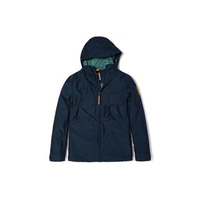 Casual Solid Color Hooded Jacket Men Jackets Deep-Sapphire-Blue A61F1-433