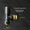 Pinshang Premium 20*6 All-Copper Thermostatic Valve with Polished Chrome-Plated Finish