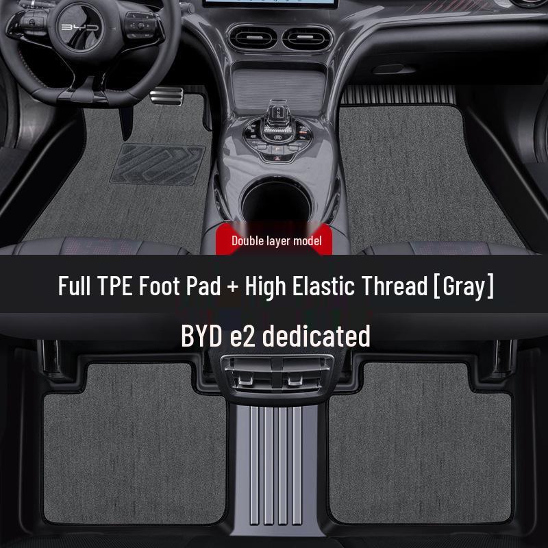 BYD e2 Luxury TPE Floor Mat - Full Coverage for Single Driver's Seat (24 Model)