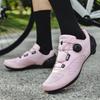 Self-road mountain casual cycling shoes women's unlocked flat pedal with lock hard bottom flat bottom bicycle men's unlocked