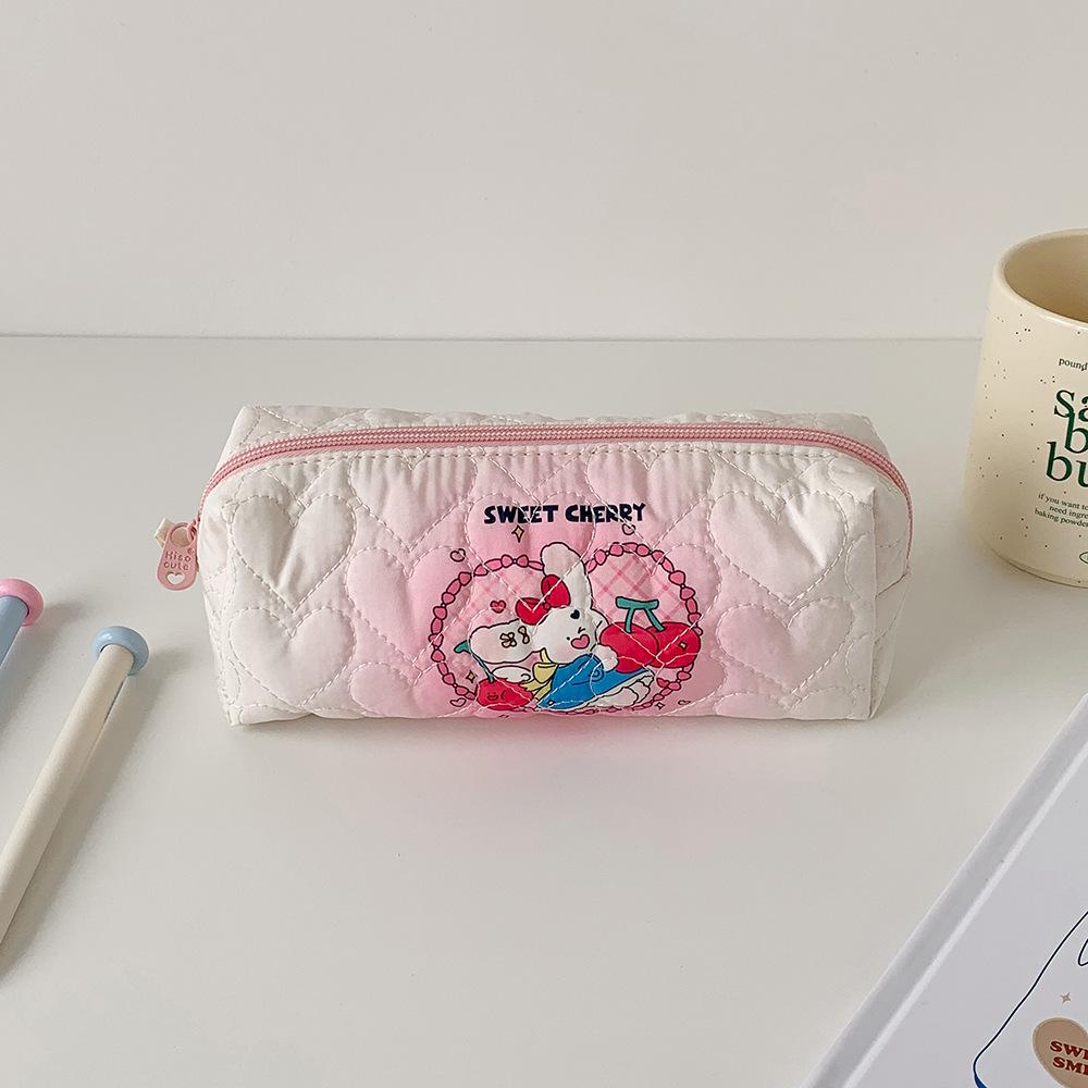Portable Large-Capacity Makeup & Stationery Bag for Girls