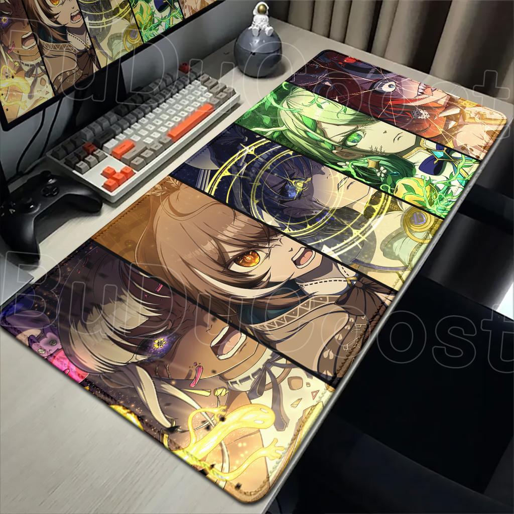 Hololive Ceres Fauna Laptop Keyboard Mats HD Printing Computer Anime Extended Table Carpet Gamer Mouse Pad PC Rubber Accessories