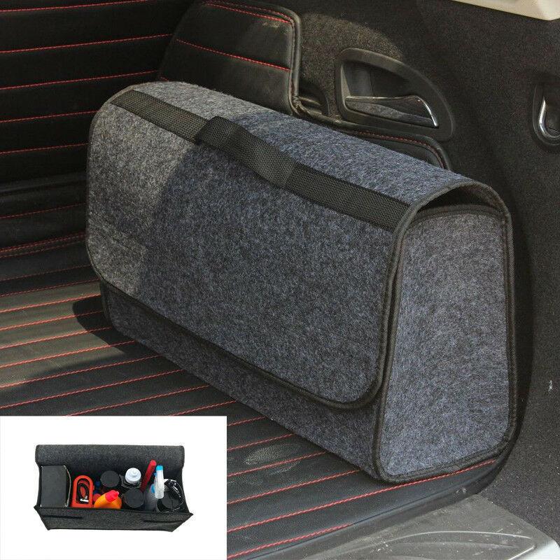 Auto Aufbewahrung Reisetasche Weicher Wollfilz Kofferraum Organizer Aufbewahrungsbox Mehrfachtaschen Organizer Tasche