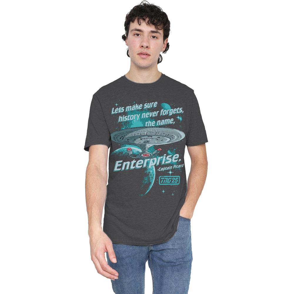 STAR TREK Unisex Adult Never Forget T-Shirt