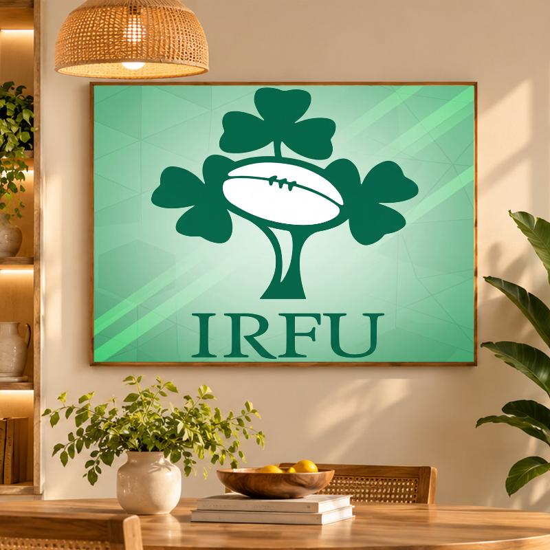 5D Diamond Painting Ireland Rugby DIY Full Drill Diamond Art Kit Home Decoration