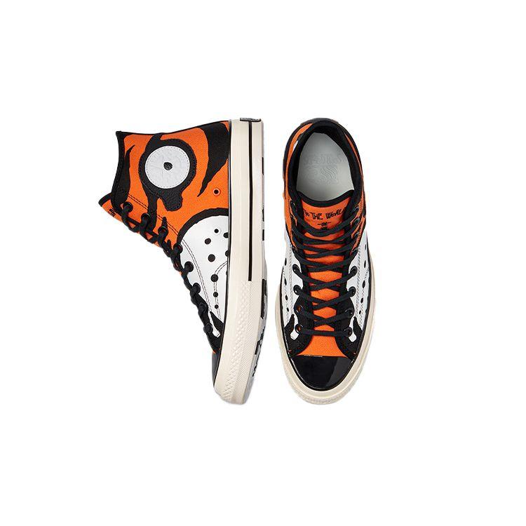 SOULGOODS X Converse Chuck 70 High Soul Tiger Unisex Sneakers Orange Vibrant-Orange Black 169906C