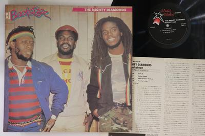 LP Record MIGHTY DIAMONDS - Backstage AC8012 MUSIC WORKS 1984 Japan Reggae, Ska & Dub Used