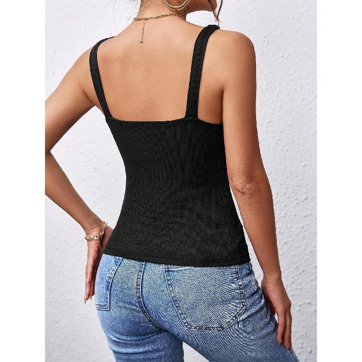 New Summer Casual Temperament Slim Fit Sexy Vest T-Shirt Sleeveless Suspender Versatile Top Strapless Women