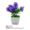 Stunning Artificial Potted Flowers Realistic Plastic Birthday Gift
