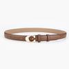 Ladies Leather Belt With Alphabet Design For Casual Summer Fashion