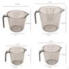 4 Pieces Measuring Cups Measure Jugs Lightweight Transparent Durable Liquid Mixing Mug Container for