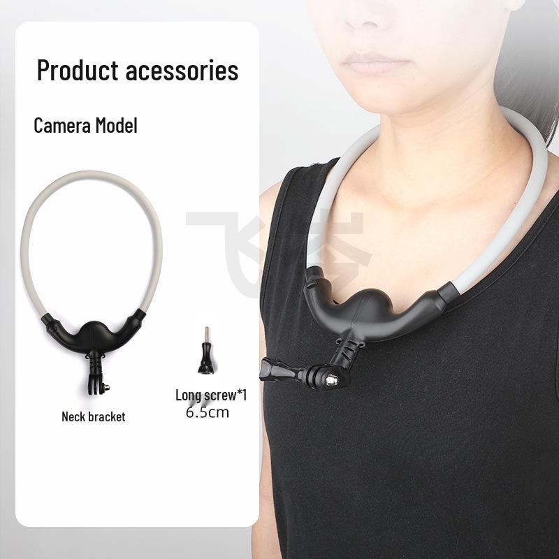 Neck and Chest-Mounted Shooting Stand for First-Person View and Fishing Photography