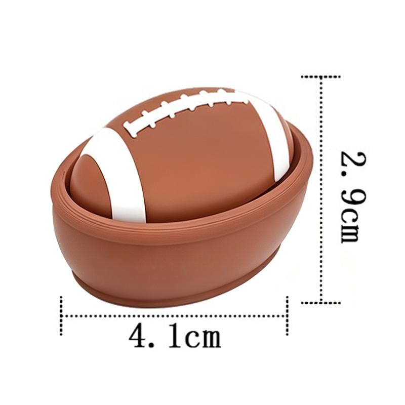 Basketball Football 3D Printed Fidget Keychain Clicker Button Sensory Toy Portable Stress Relief Fidget for All Ages