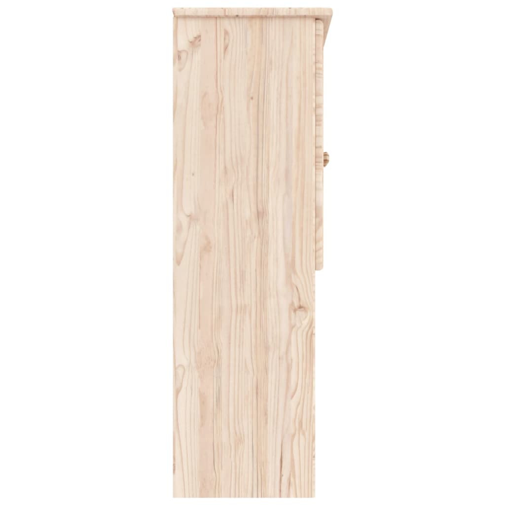 Sideboard Top Unit ALTA 77x30x92 Cm Solid Pine Wood