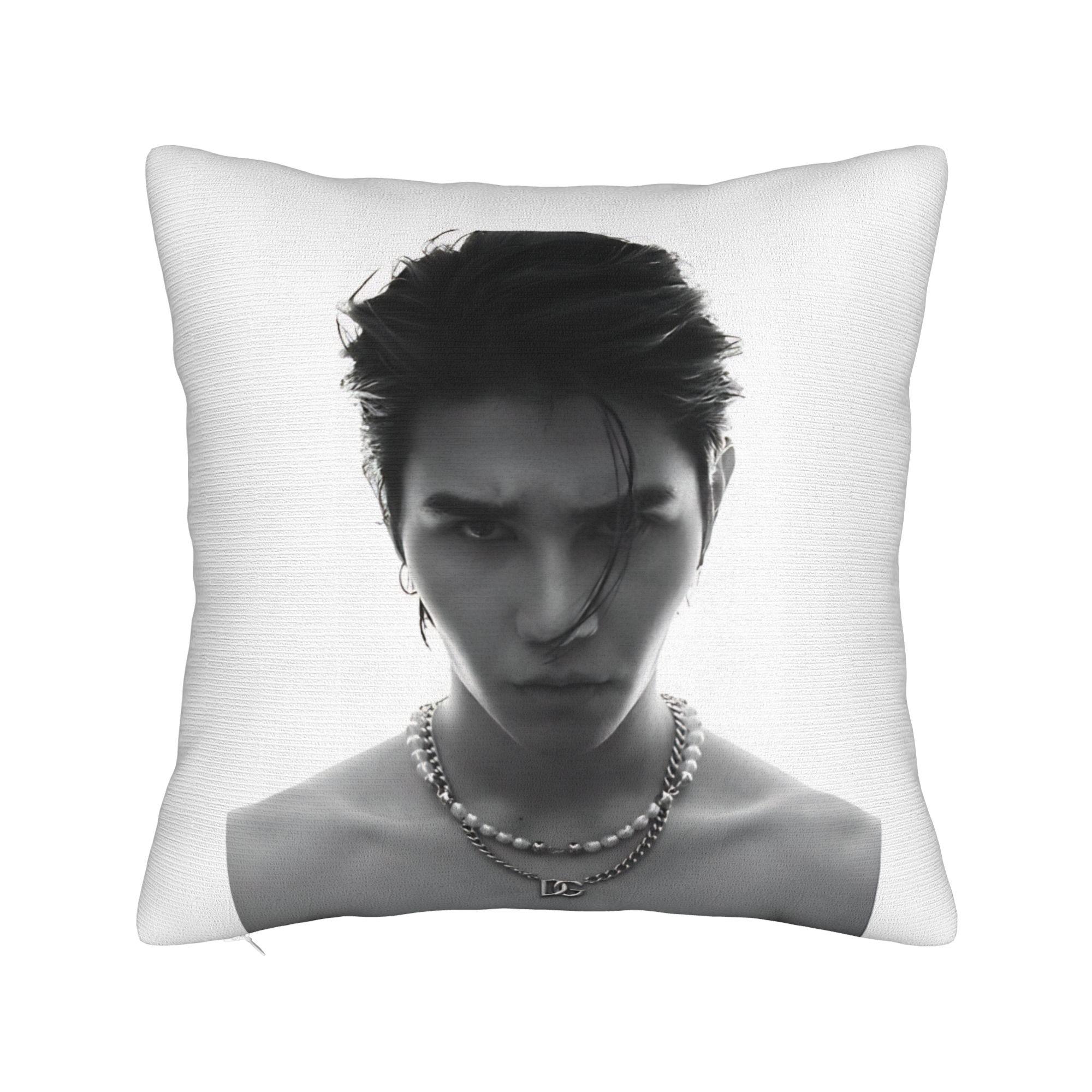 

Jeff Satur Actor Square Pillow Case Polyester Throw Pillow Awesome Pillowcover Home Decor 30x30cm 12x12in
