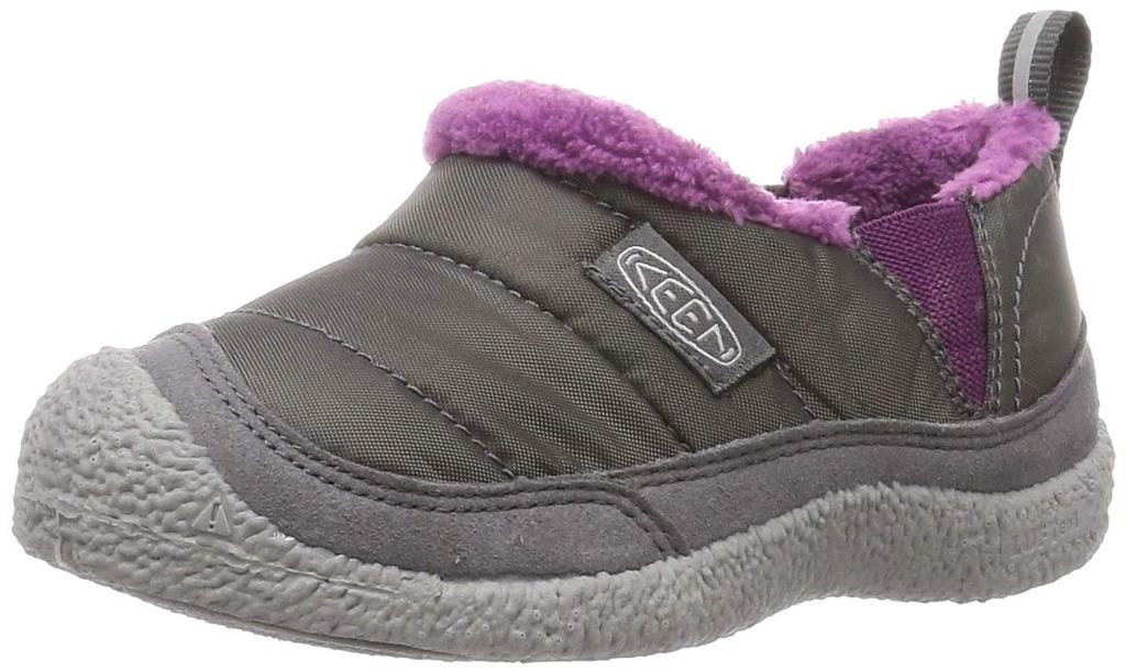 KEEN Kids' HOWSER II Sneakers (Sizes 11.5-23.5cm) (Previous Model) HOWSER II Steel Grey/Wood Violet, Size 13.5cm