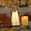 Halloween Decor Halloween Decorations Indoor Light Up  In Cloche Cute  With Light For Home Kitchen Mantel Tabletop Party Decor And Holiday Decor