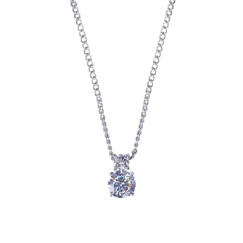 Ji Family Size Diamond Necklace Female Personality Eight Hearts Eight Arrows Zircon Clavicle Chain