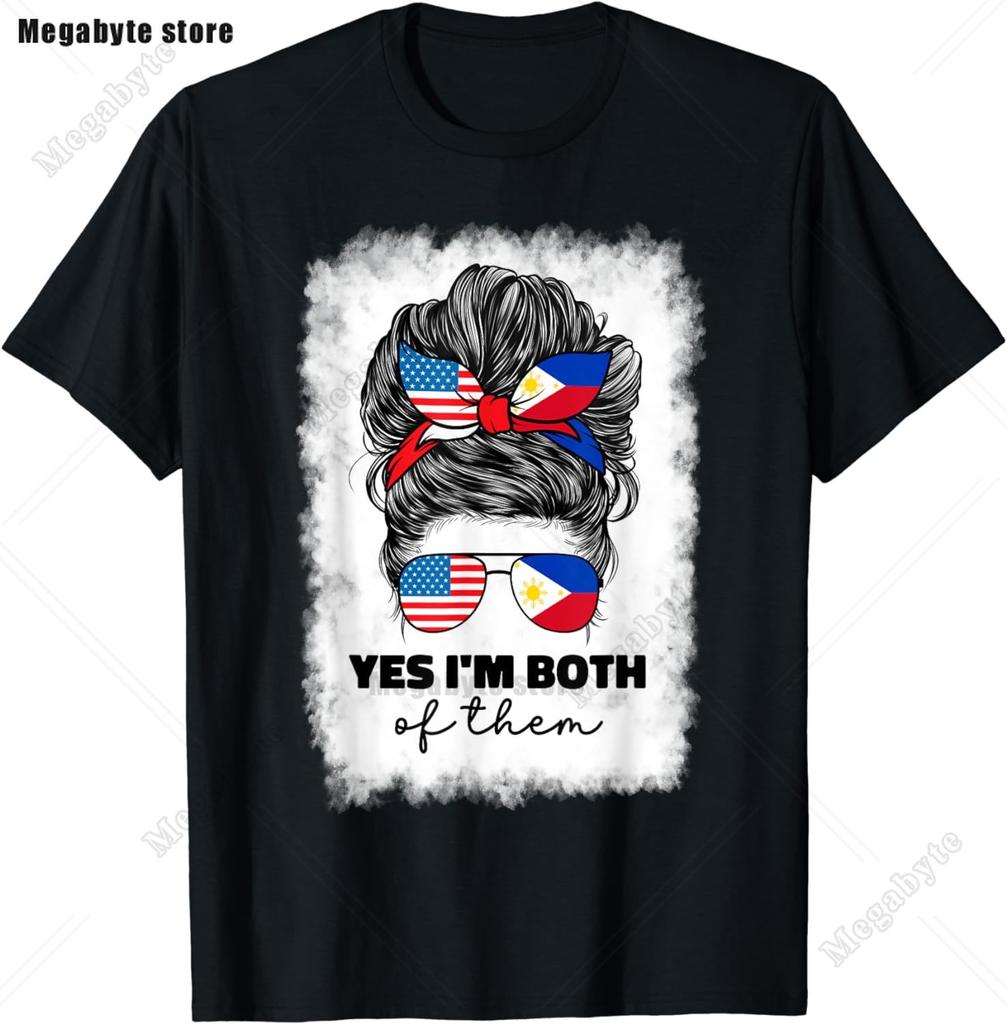 T-shirt Ragazza Filippina Patrimonio Bandiera Filippine Regalo T-shirt Cotone Streetwear Manica Corta Regali di Compleanno T-shirt Abbigliamento Unisex