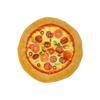 Custom Pizza Shapes Vocalize Grind Teeth Chew Interactive Plush Filled Dog Toys Squeaking Feeding Dog Toys