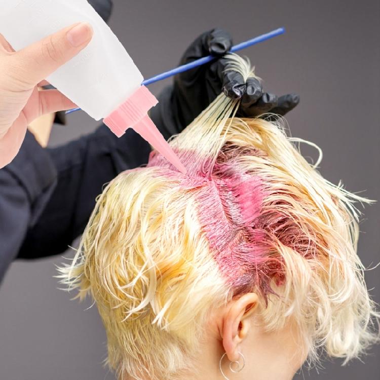 120ml Hair Oil Applicator Bottle Salon Shampoo Applicator Hair Cleaning Bottle Plastic Squeeze Bottle