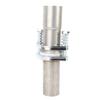 Exhaust Spring Bolt Flange Repair Pipe 1.9in OD to 1.8in OD Universal Spherical Joint Quick Fix Exhaust Flange