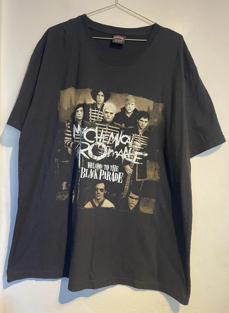 Maglietta Vintage My Chemical Romance Black Parade Rock@Tees MCR Emo Rock Band Maglietta Unisex