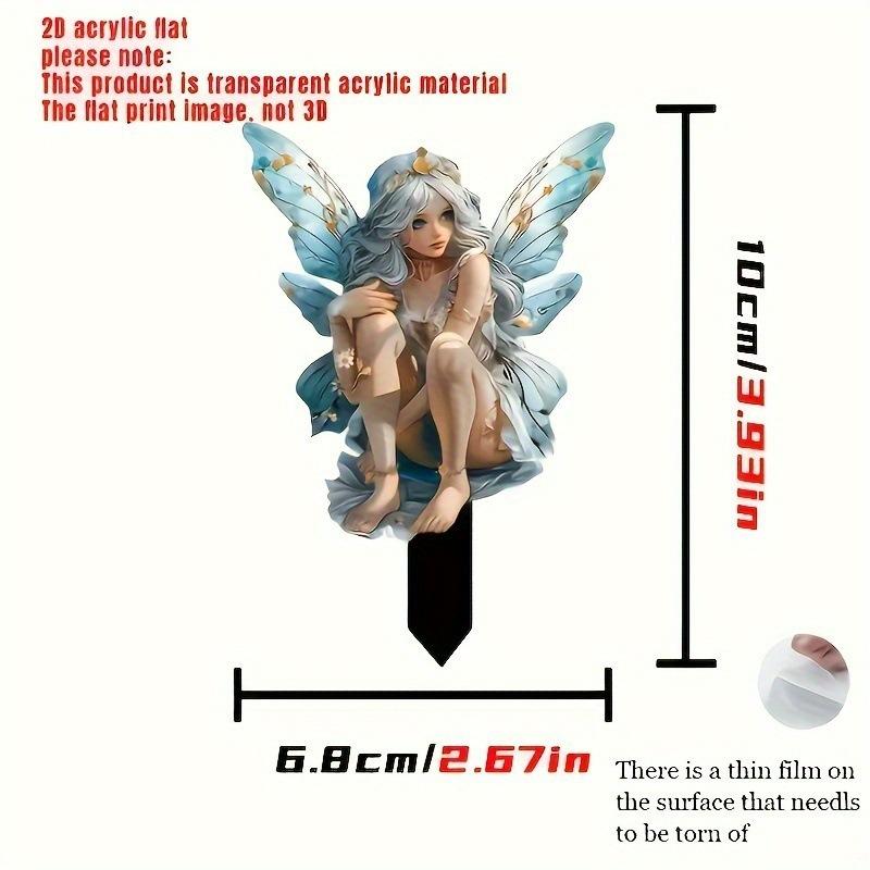 2D Acrylic Garden Pile and Floor Insertion Collection Outdoor Garden Ornament Scene Decoration Props