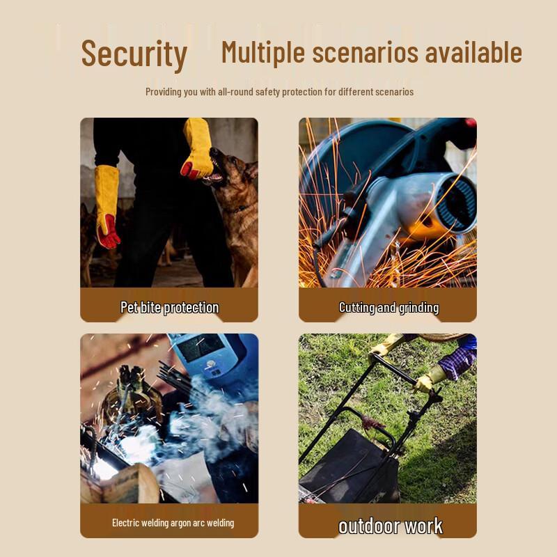 Anti-Bite Welding & Multi-Purpose Protective Gloves