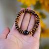 Women's High-End Black Obsidian & Tiger Eye Beaded Bracelet - Light Luxury Fashion Accessory