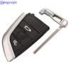 Jingyuqin 3/4 Tasten Fernbedienung Autoschlüssel Keyless Entry Fob Für BMW F CAS4 5 7 Serie X5 X6 2014 2015 2016 Mit Einsteckschlüssel